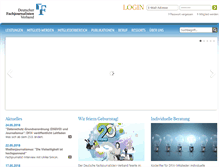 Tablet Screenshot of dfjv.de